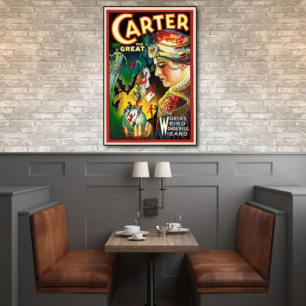 Vintage 1926 Carter Witchcraft Magic Unframed Print Wall Art - GreatEagleInc