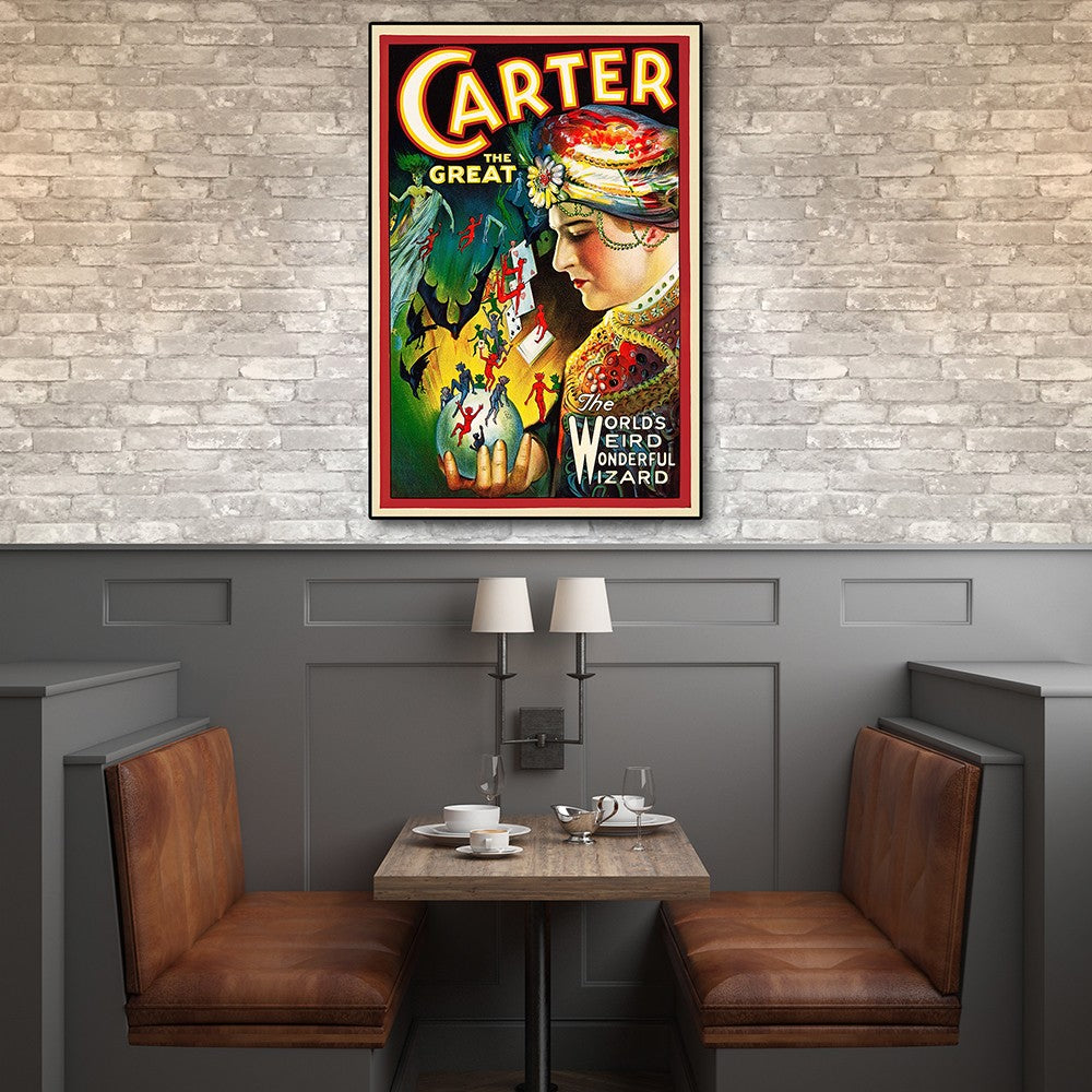 Vintage 1926 Carter Witchcraft Magic Unframed Print Wall Art - GreatEagleInc