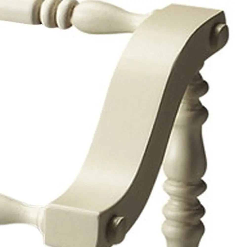 Vintage Cottage White Blanket Stand Homeroots Organization