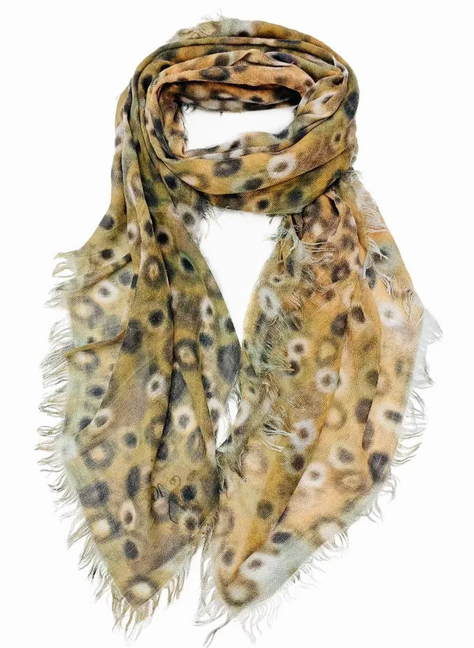 Vintage Leopard Print Square Scarf JC Sunny Fashion