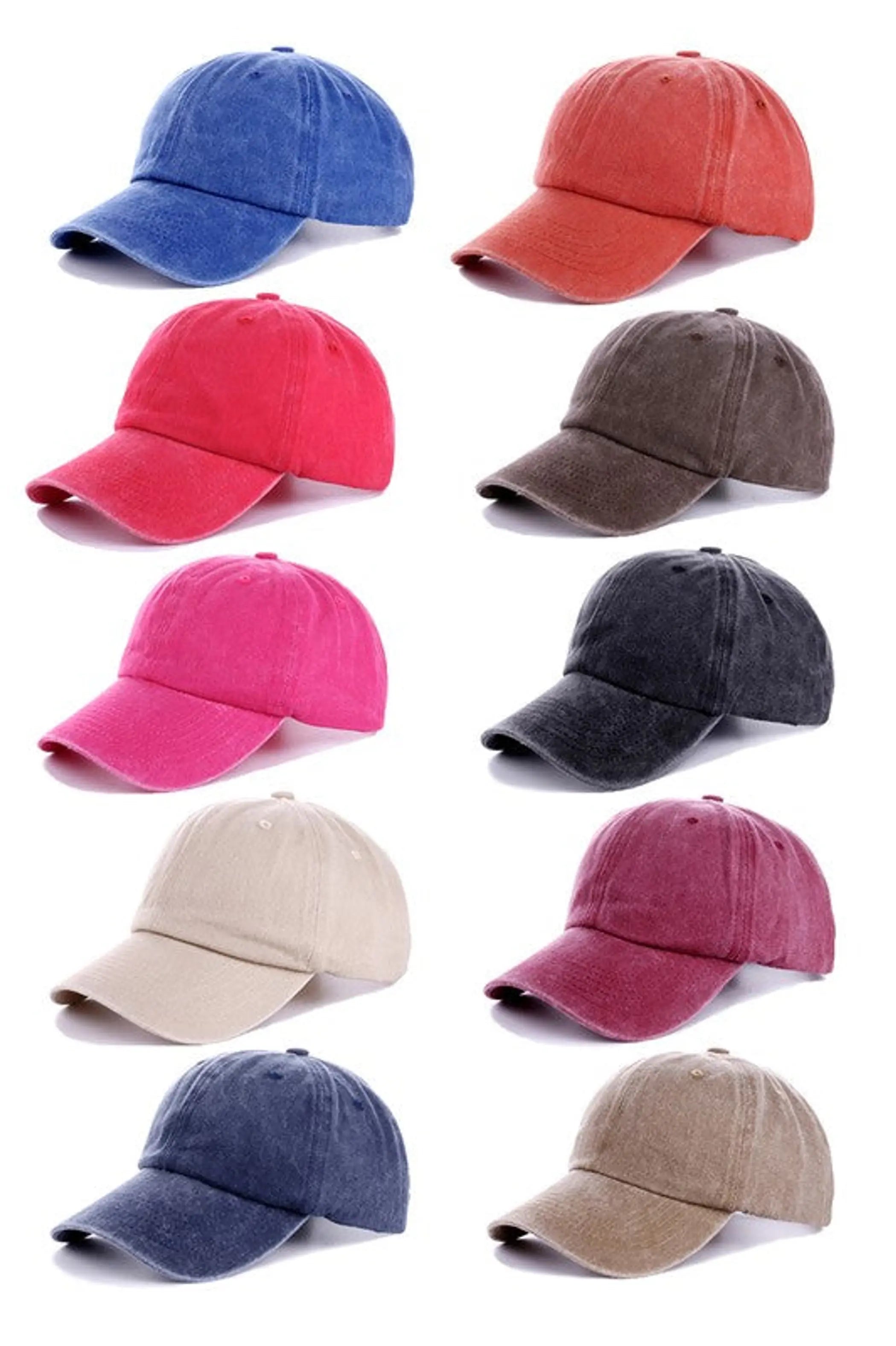 Vintage Washed Baseball Cap Hats SurelyMine