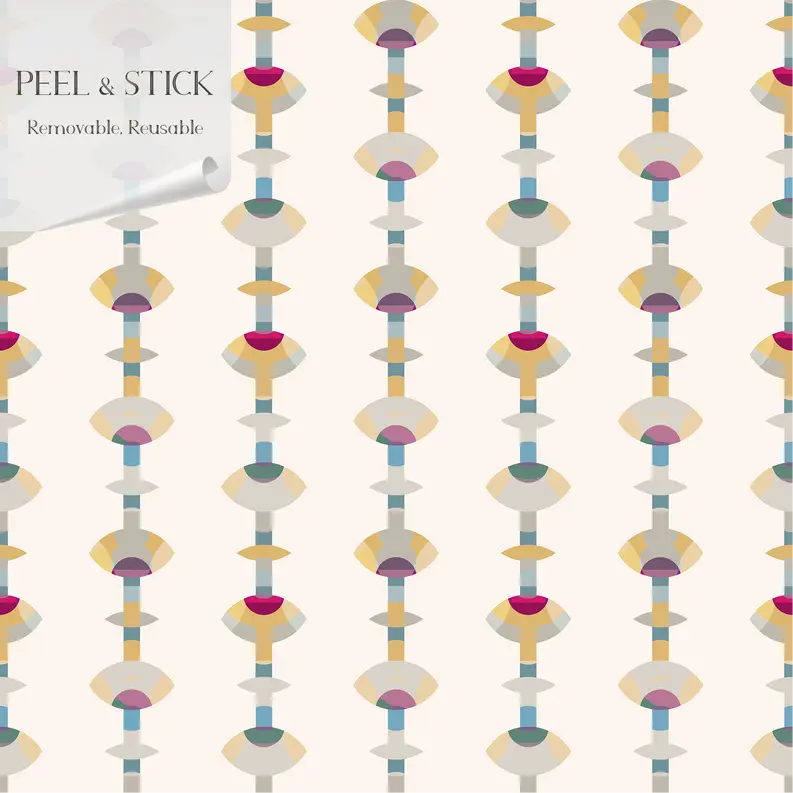 Vinyl Canvas Peel & Stick Wallpaper Panel SBC-LTD