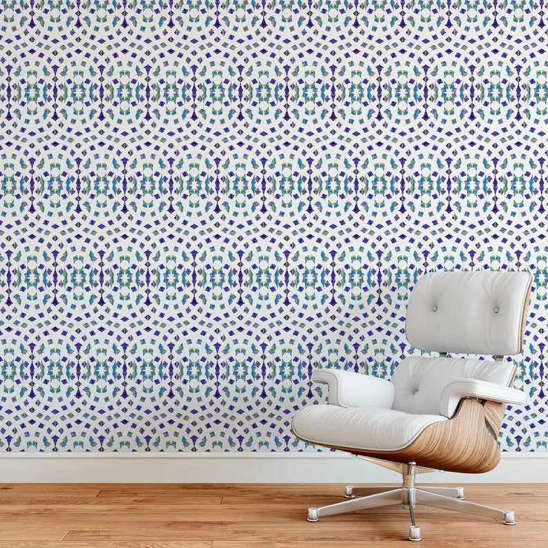 Vinyl Canvas Peel & Stick Wallpaper Panel SBC-LTD