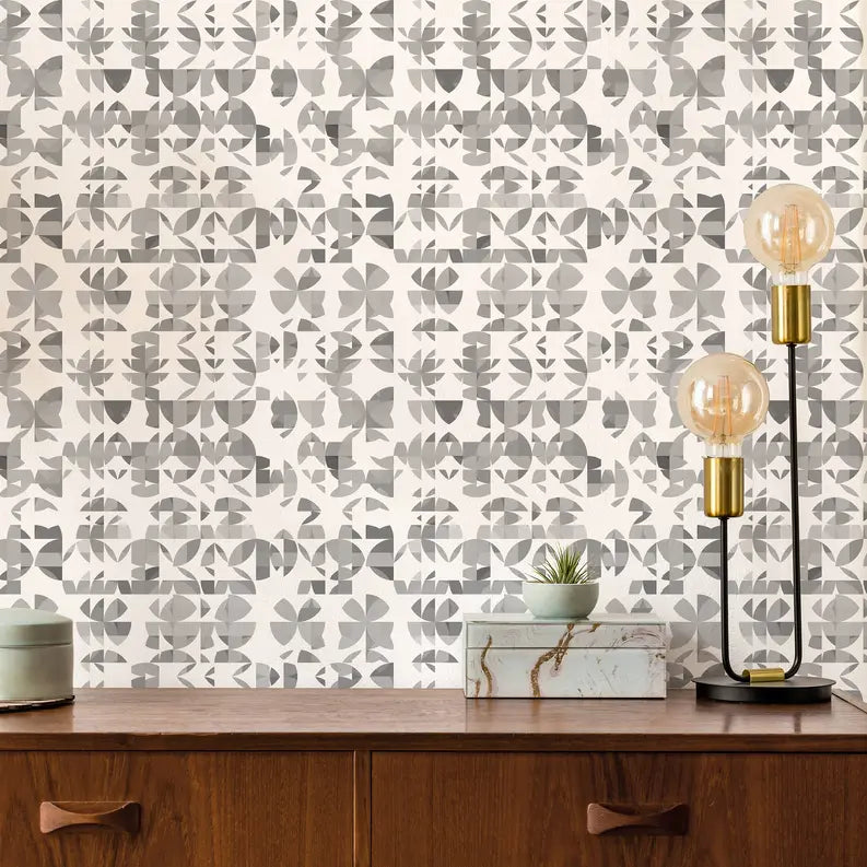 Vinyl Canvas Peel & Stick Wallpaper Panel SBC-LTD