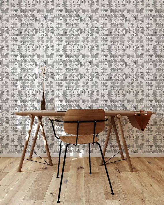 Vinyl Canvas Peel & Stick Wallpaper Panel SBC-LTD