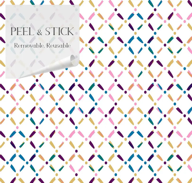 Vinyl Canvas Peel & Stick Wallpaper Panel SBC-LTD