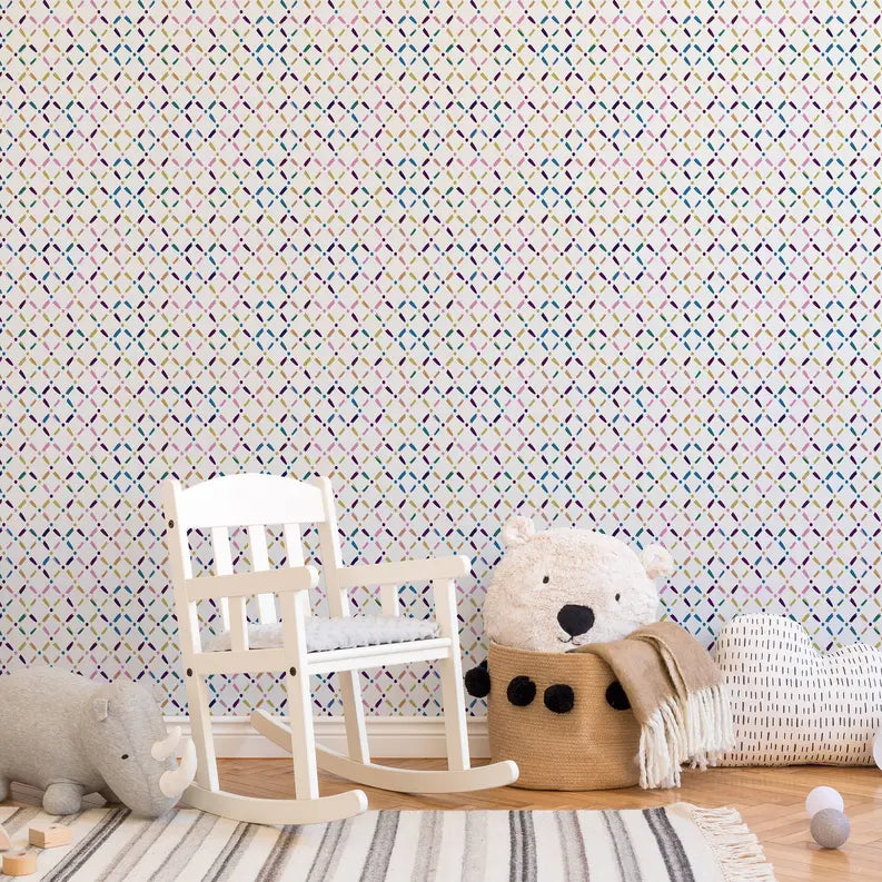 Vinyl Canvas Peel & Stick Wallpaper Panel SBC-LTD