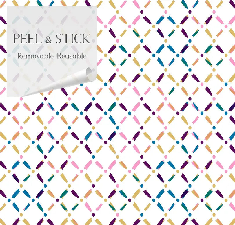 Vinyl Canvas Peel & Stick Wallpaper Panel SBC-LTD