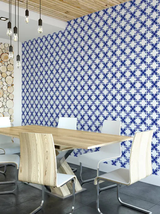 Vinyl Canvas Peel & Stick Wallpaper Panel SBC-LTD