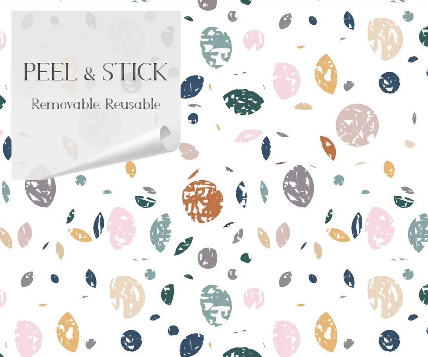 Vinyl Canvas Peel & Stick Wallpaper Panel SBC-LTD