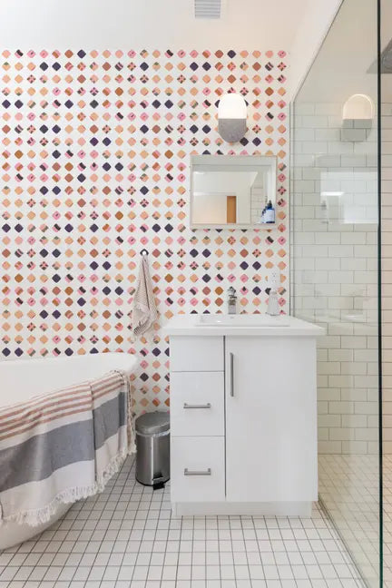 Vinyl Canvas Peel & Stick Wallpaper Panel SBC-LTD