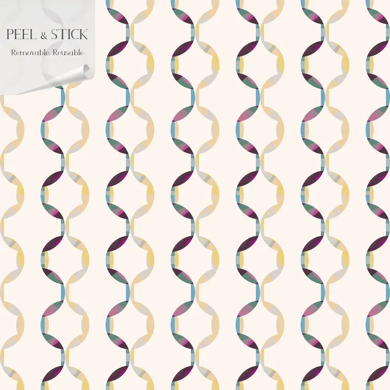 Vinyl Canvas Peel & Stick Wallpaper Panel SBC-LTD