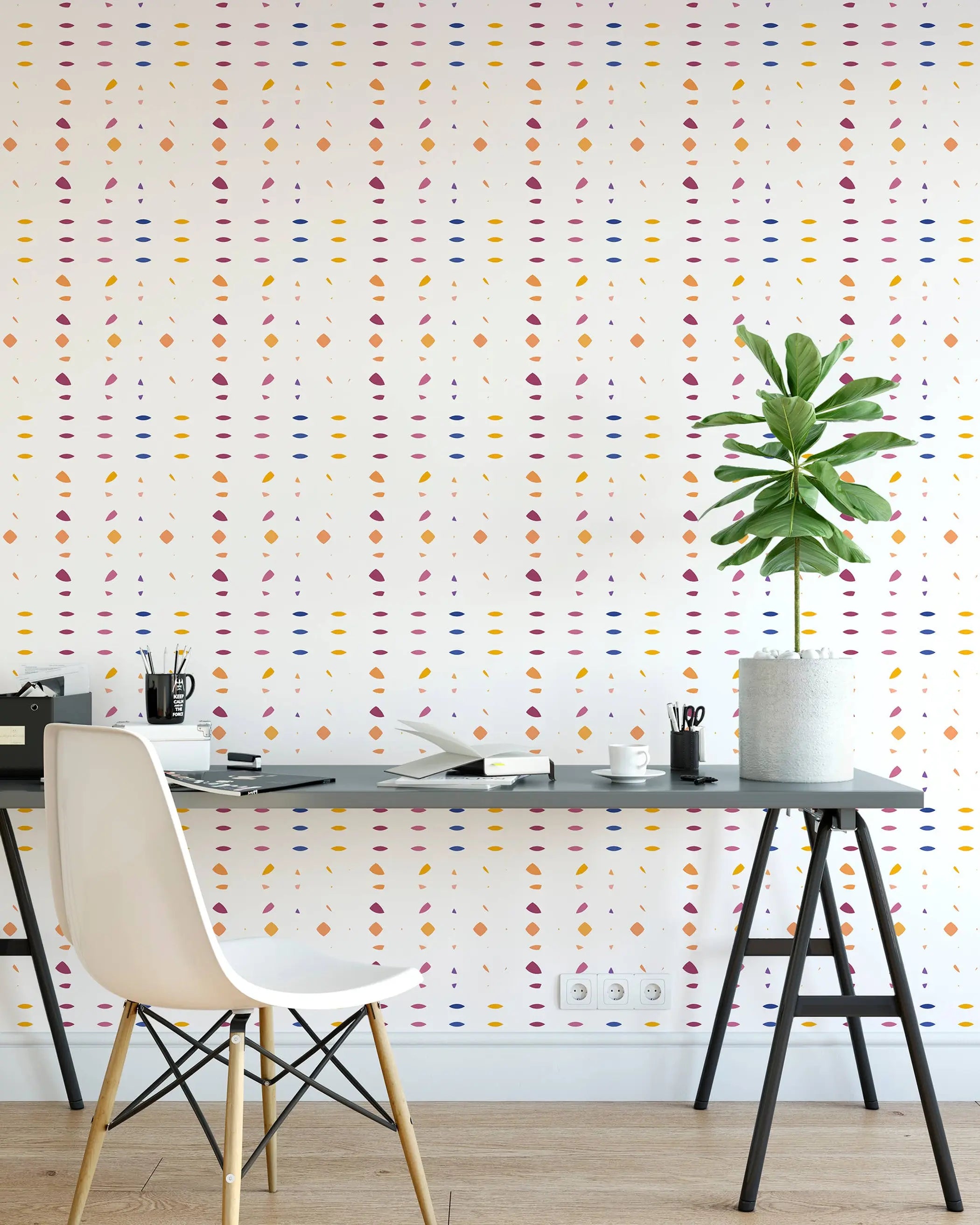 Vinyl Canvas Peel & Stick Wallpaper Panel SBC-LTD