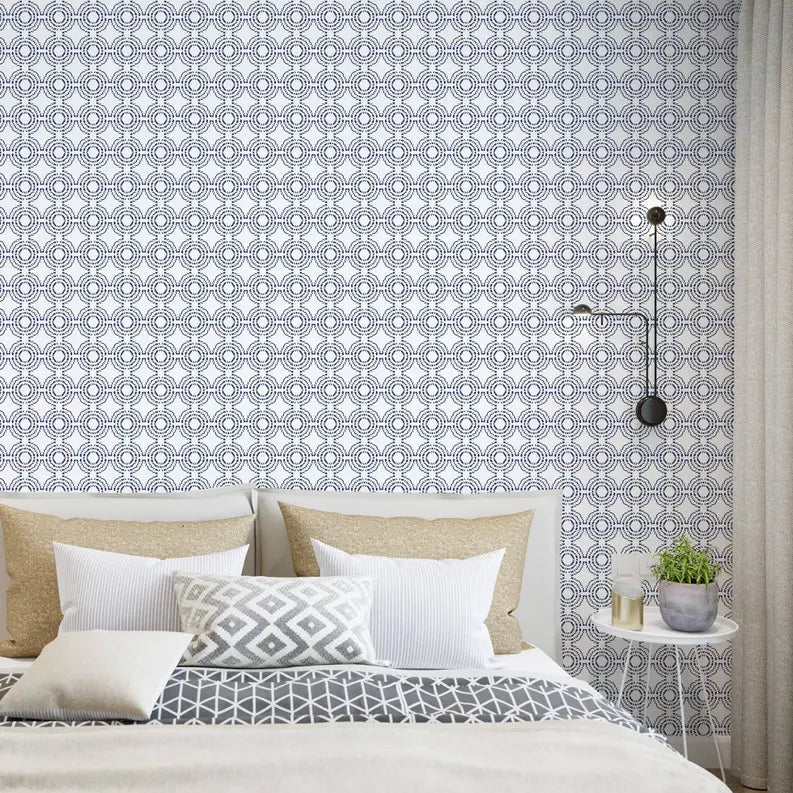 Vinyl Canvas Peel & Stick Wallpaper Panel SBC-LTD