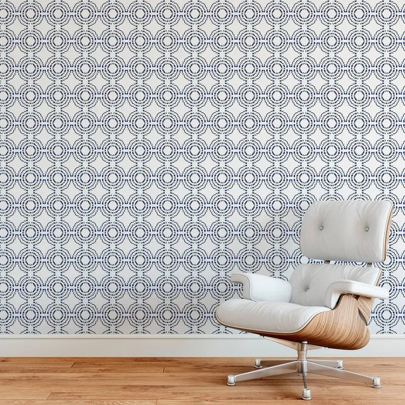 Vinyl Canvas Peel & Stick Wallpaper Panel SBC-LTD