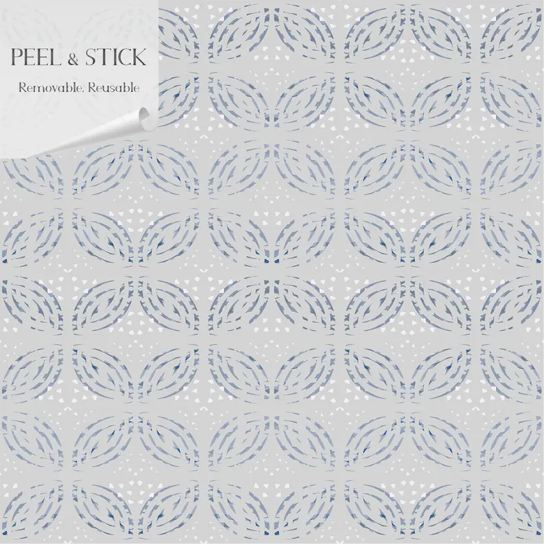 Vinyl Canvas Peel & Stick Wallpaper Panel SBC-LTD