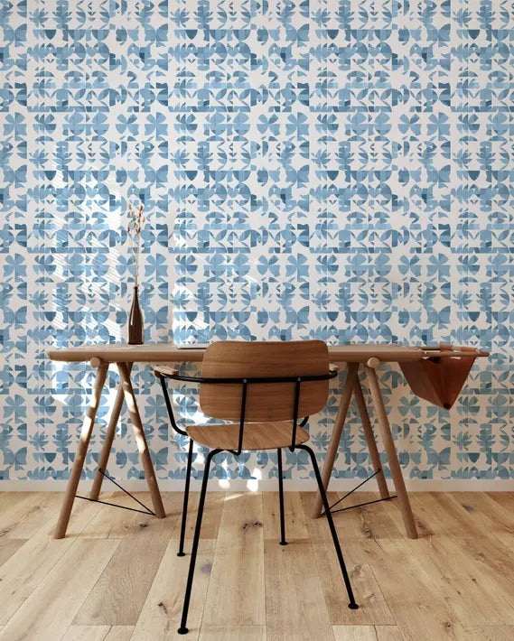 Vinyl Canvas Peel & Stick Wallpaper Panel SBC-LTD