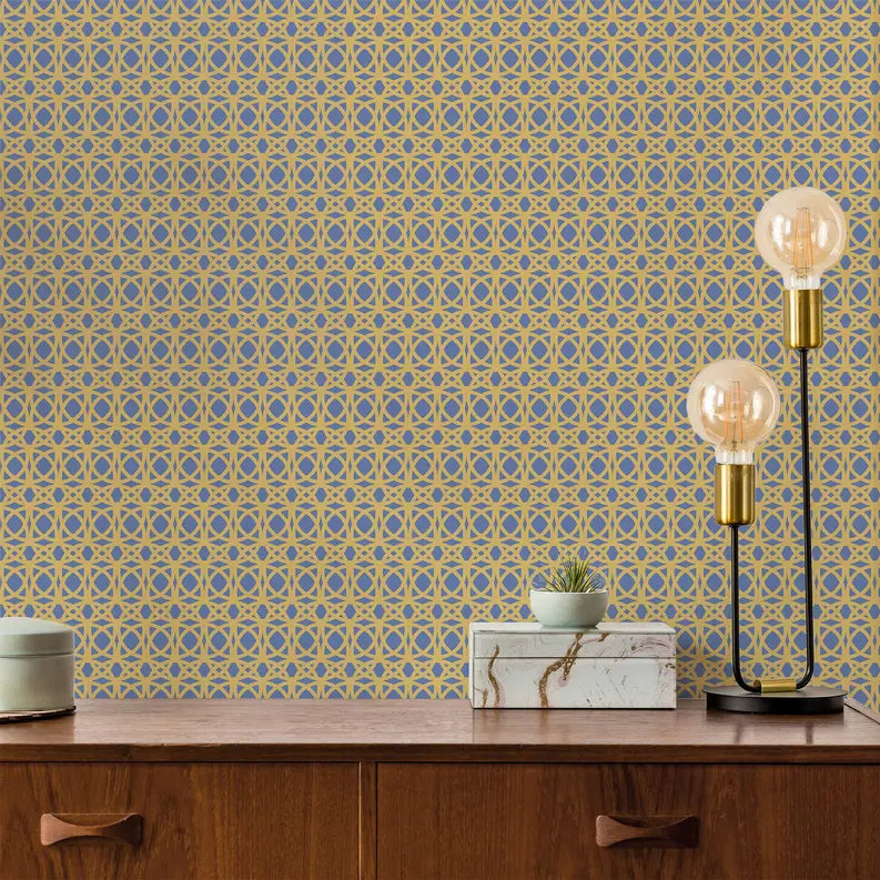 Vinyl Canvas Peel & Stick Wallpaper Panel SBC-LTD