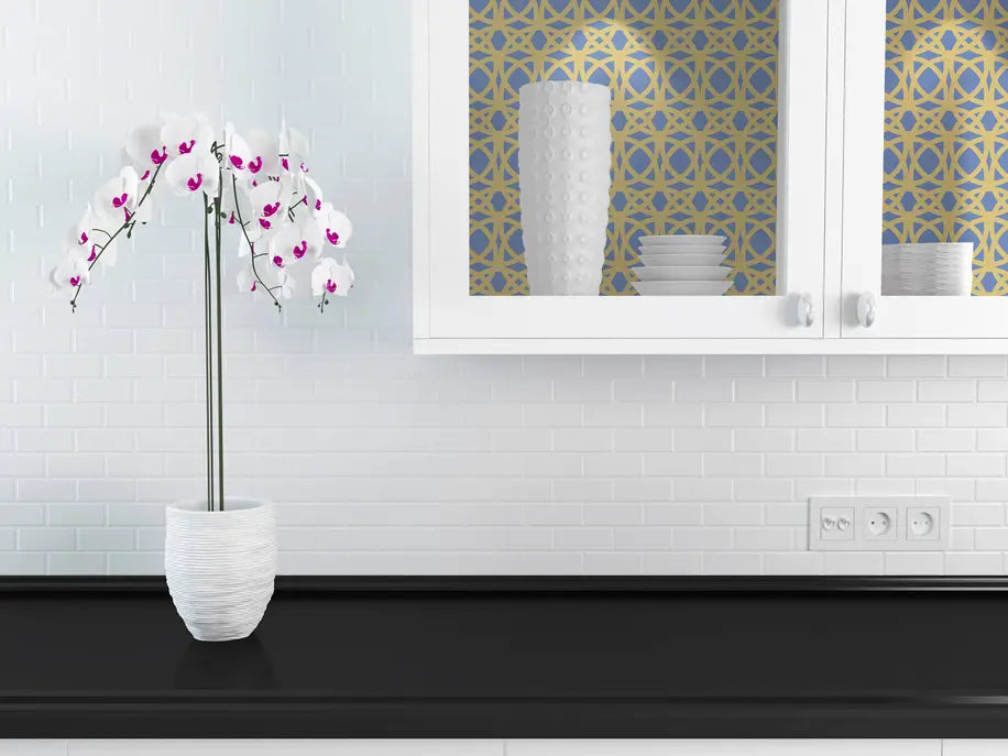 Vinyl Canvas Peel & Stick Wallpaper Panel SBC-LTD