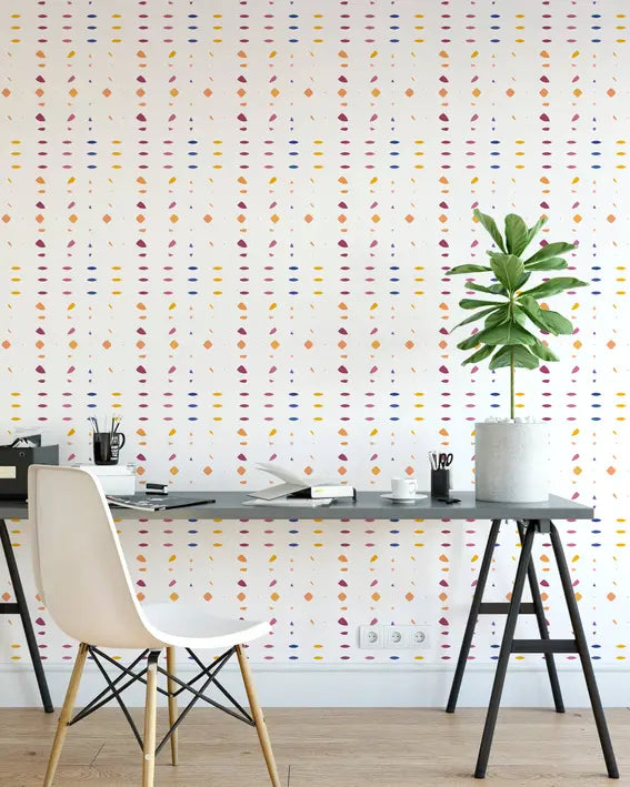 Vinyl Canvas Peel & Stick Wallpaper Panel SBC-LTD