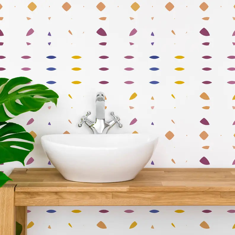 Vinyl Canvas Peel & Stick Wallpaper Panel SBC-LTD