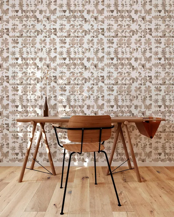 Vinyl Canvas Peel & Stick Wallpaper Panel SBC-LTD