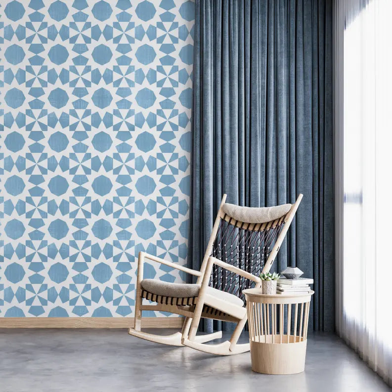 Vinyl Canvas Peel & Stick Wallpaper Panel SBC-LTD