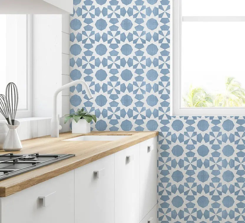 Vinyl Canvas Peel & Stick Wallpaper Panel SBC-LTD