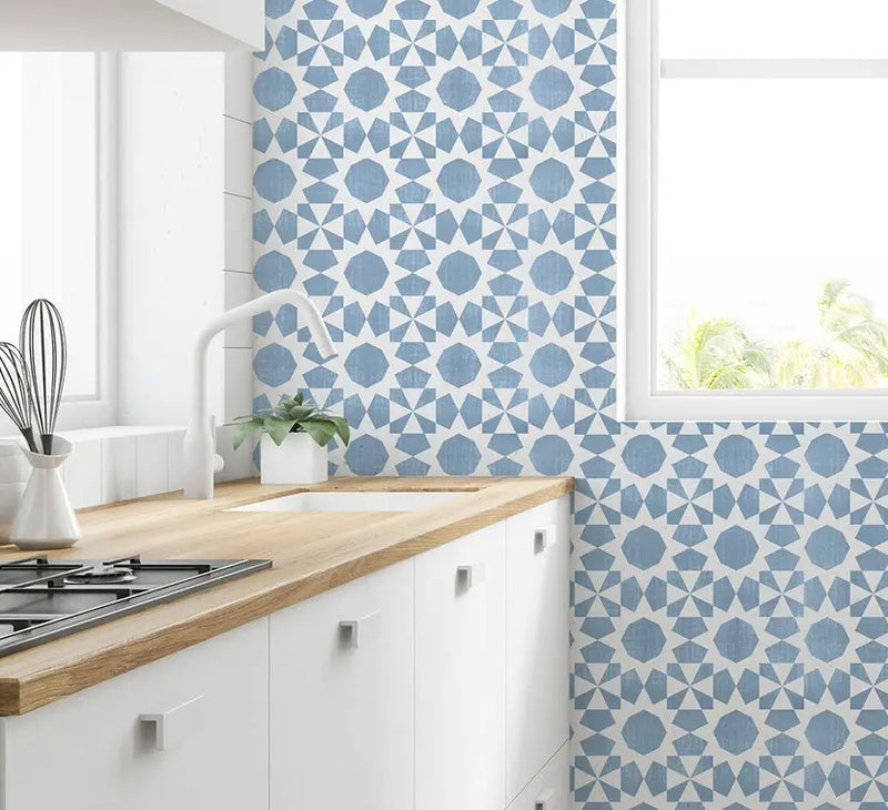 Vinyl Canvas Peel & Stick Wallpaper Panel SBC-LTD
