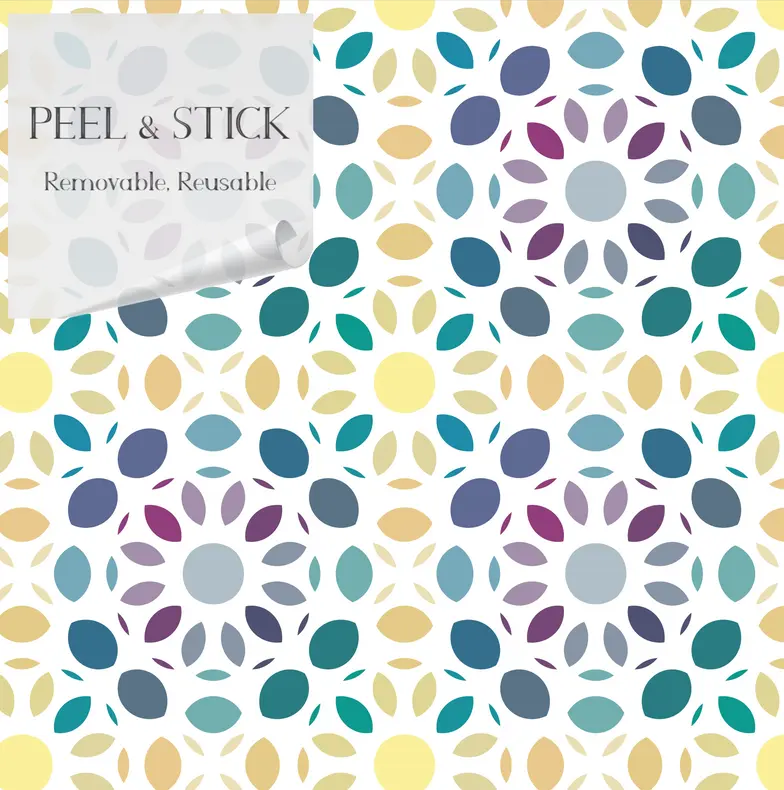 Vinyl Canvas Peel & Stick Wallpaper Panel SBC-LTD