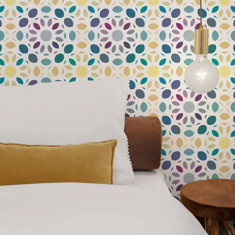 Vinyl Canvas Peel & Stick Wallpaper Panel SBC-LTD
