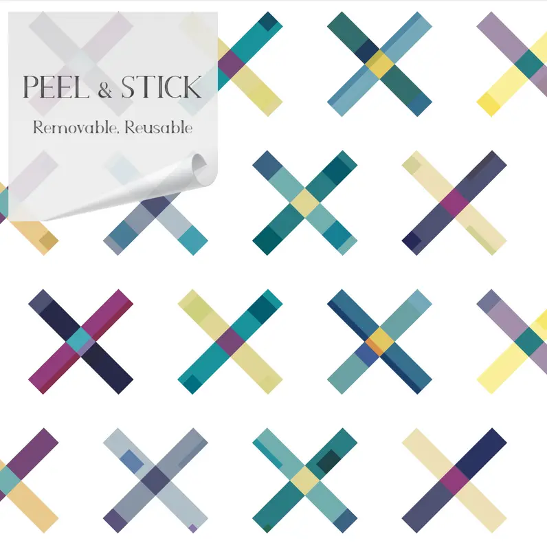 Vinyl Canvas Peel & Stick Wallpaper Panel SBC-LTD