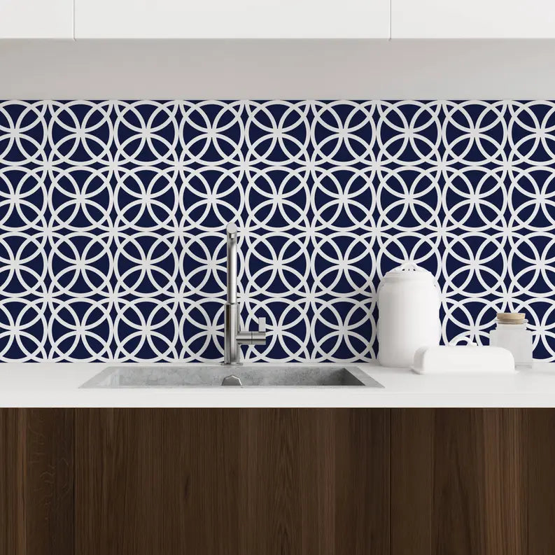 Vinyl Canvas Peel & Stick Wallpaper Panel SBC-LTD