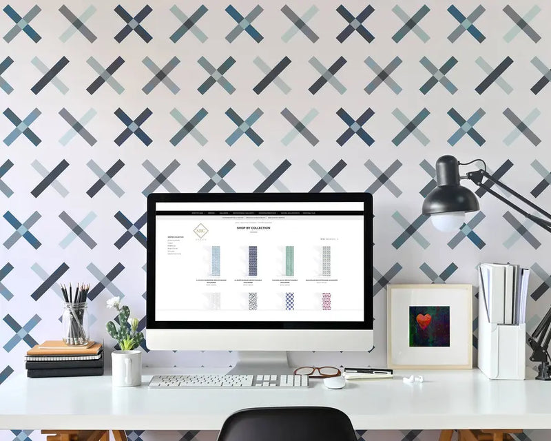 Vinyl Canvas Peel & Stick Wallpaper Panel SBC-LTD