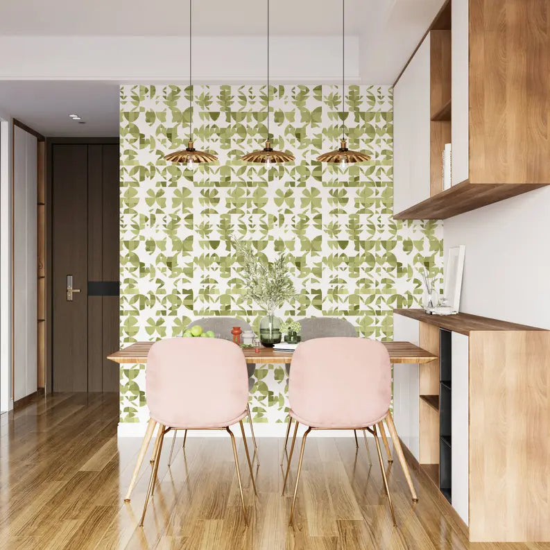 Vinyl Canvas Peel & Stick Wallpaper Panel SBC-LTD