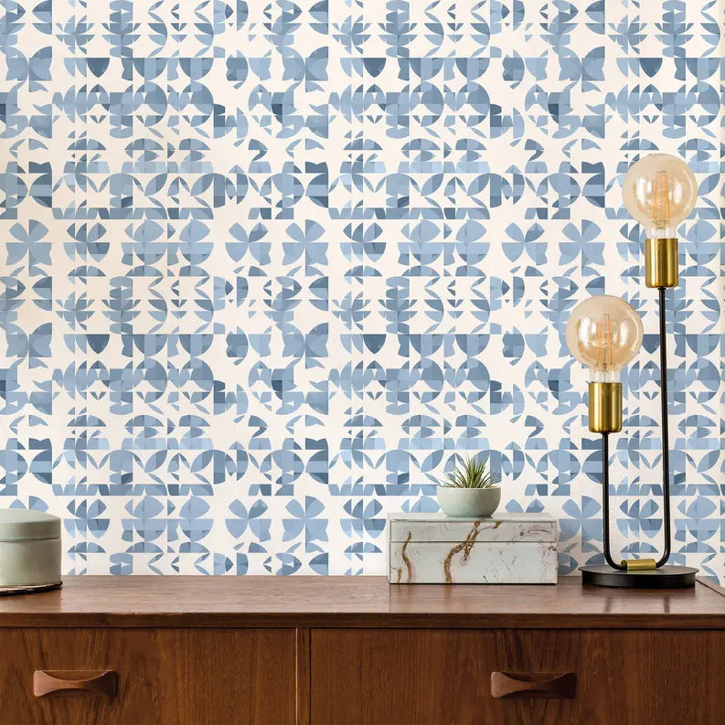 Vinyl Canvas Peel & Stick Wallpaper Panel SBC-LTD
