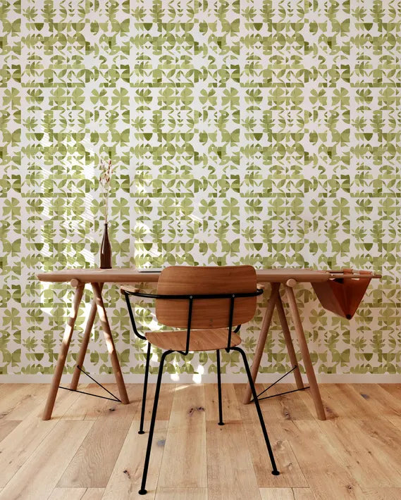 Vinyl Canvas Peel & Stick Wallpaper Panel SBC-LTD
