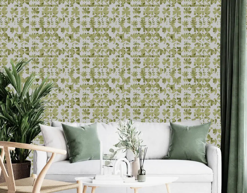 Vinyl Canvas Peel & Stick Wallpaper Panel SBC-LTD