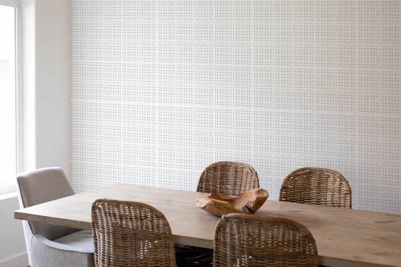 Vinyl Canvas Peel & Stick Wallpaper Panel SBC-LTD