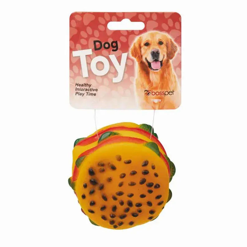Vinyl Hamburger Boss Pet Products