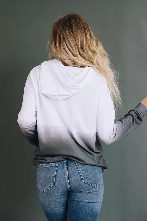 Vivian Ombre Hoodie Stay Warm in Style