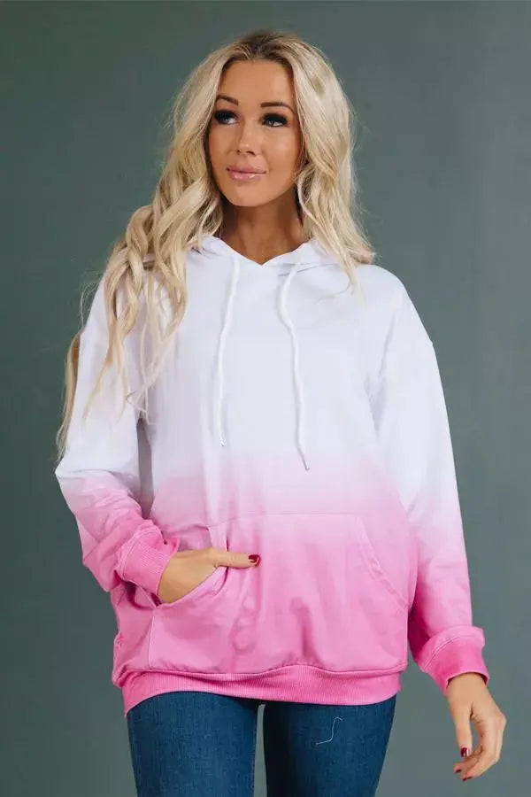 Vivian Ombre Hoodie Stay Warm in Style
