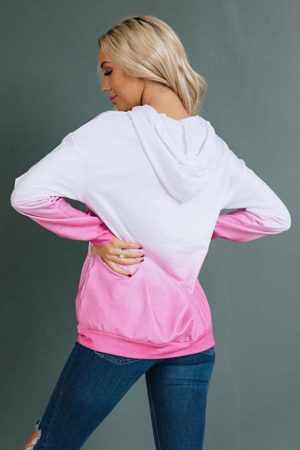 Vivian Ombre Hoodie Stay Warm in Style