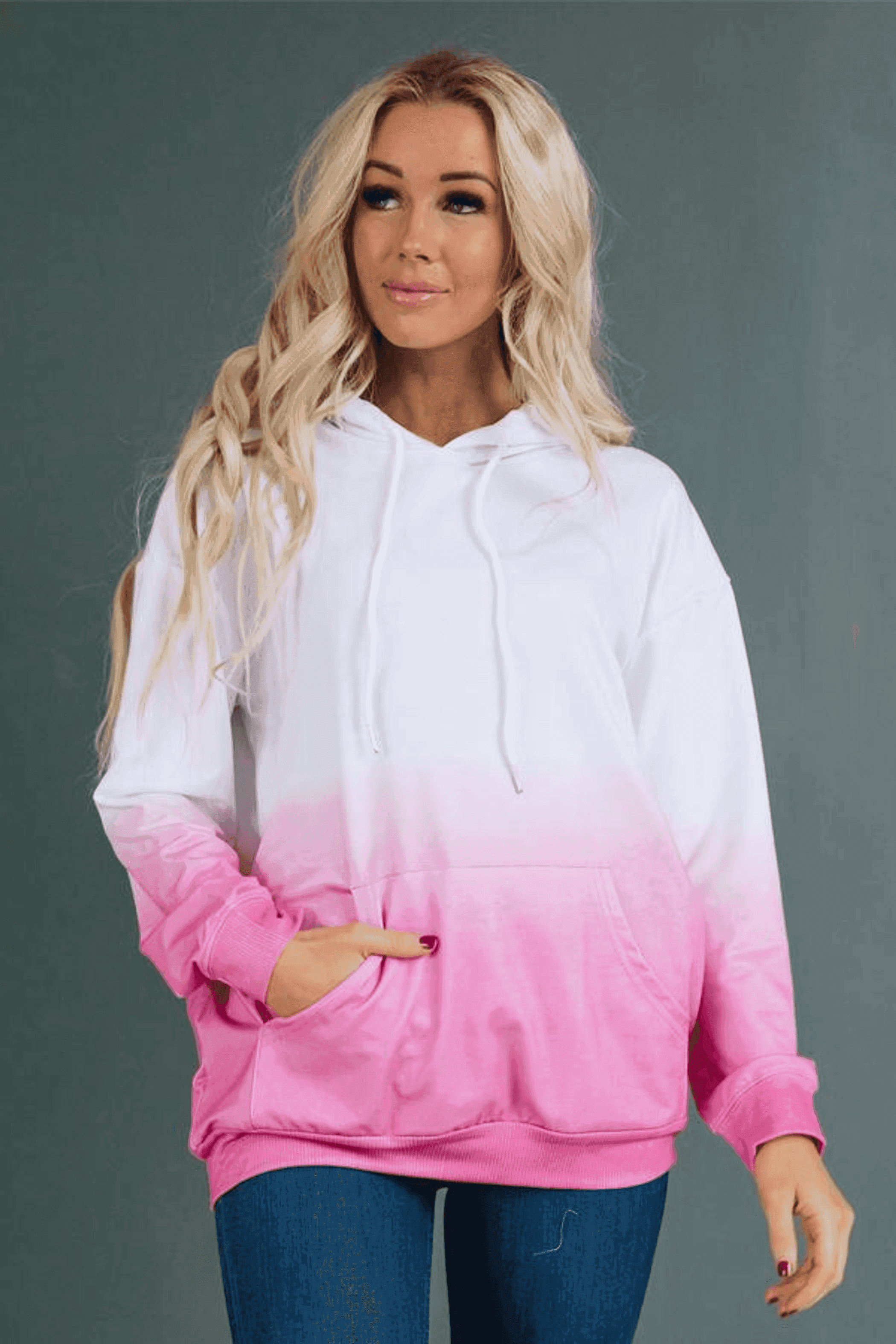Vivian Ombre Hoodie Stay Warm in Style