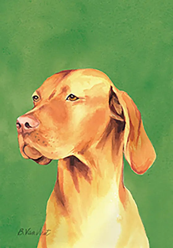 Vizsla - Best of Breed Outdoor Portrait Flag Best of Breed