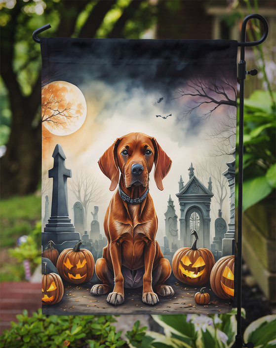 Vizsla Spooky Halloween Garden Flag Caroline's Treasures