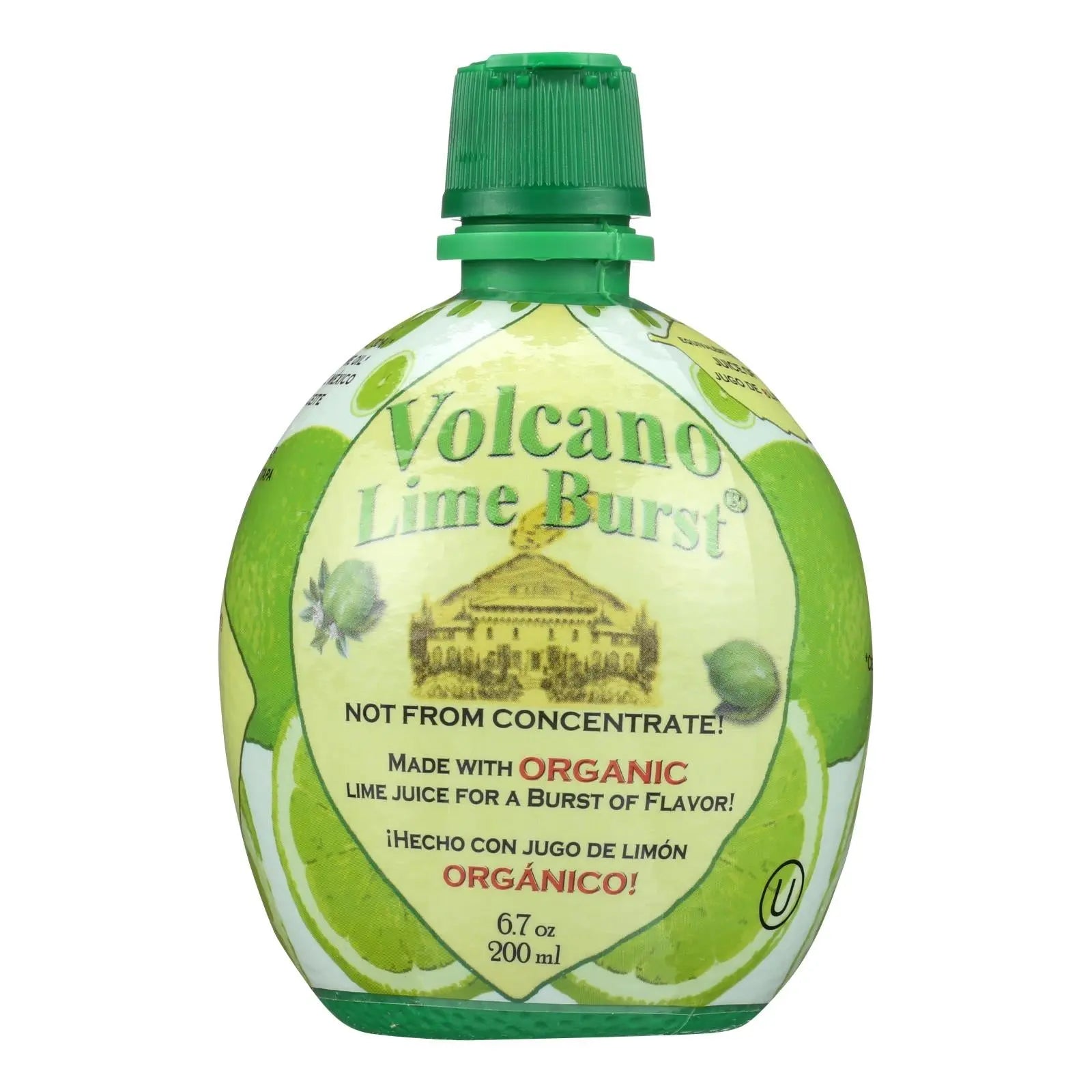 Volcano Lime Burst Juice  - Case Of 12 - 6.7 Fz Volcano Burst