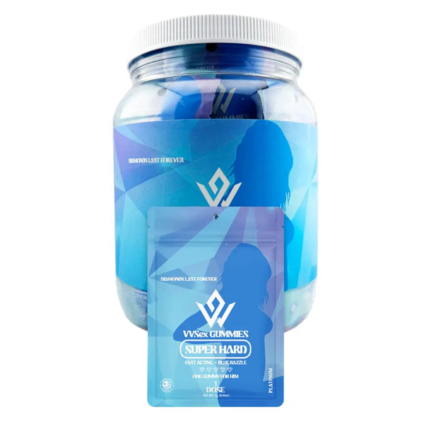 Vv Sex Gummies - Male Super Hard Edition Blue Razzle - 60ct Tracy Sales