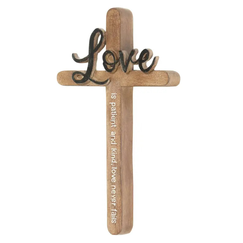 Wall Cross Love Resin Dicksons Inc