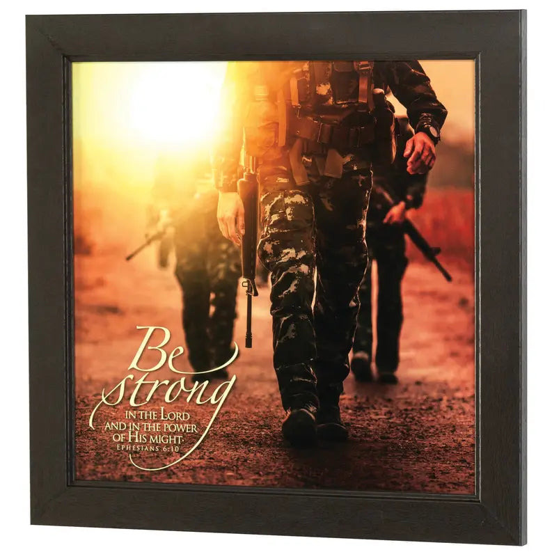 Wall Decor Be Strong Ephesians 6:10 Dicksons Inc